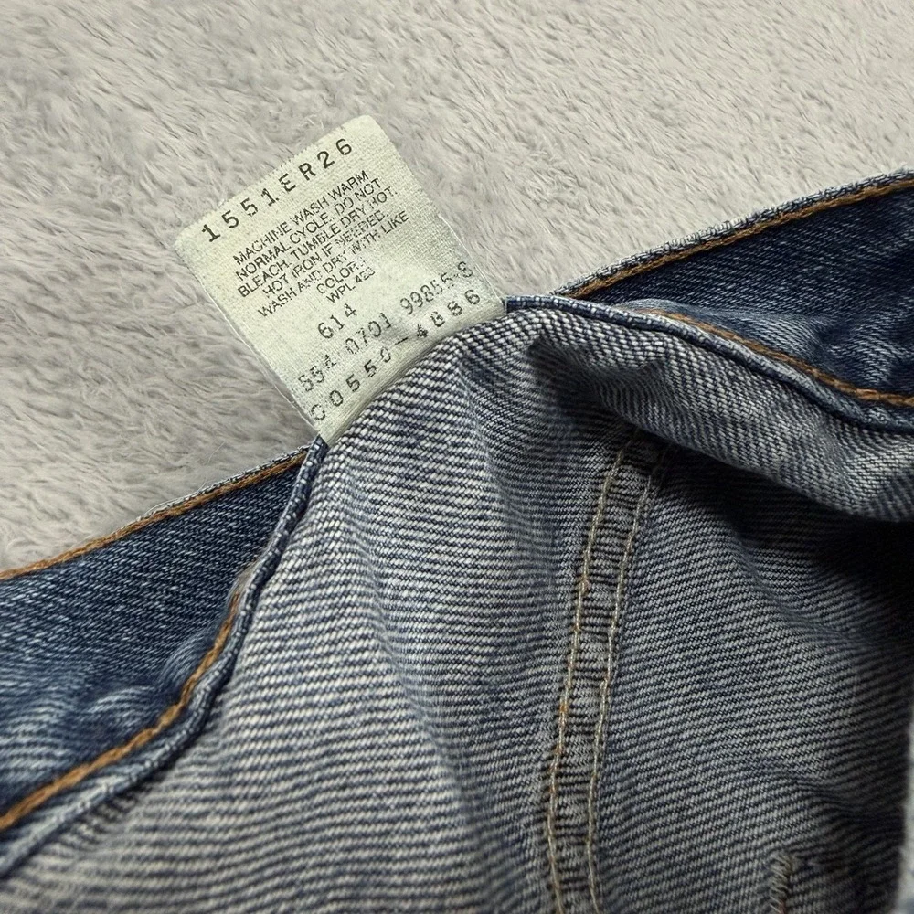 Vintage Levis 550 Jeans Mens 36x36 Blue Relaxed Fit Made in USA Y2K 90s
